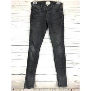 Current/Elliot Gray Corduroy Skinny Jeans 24